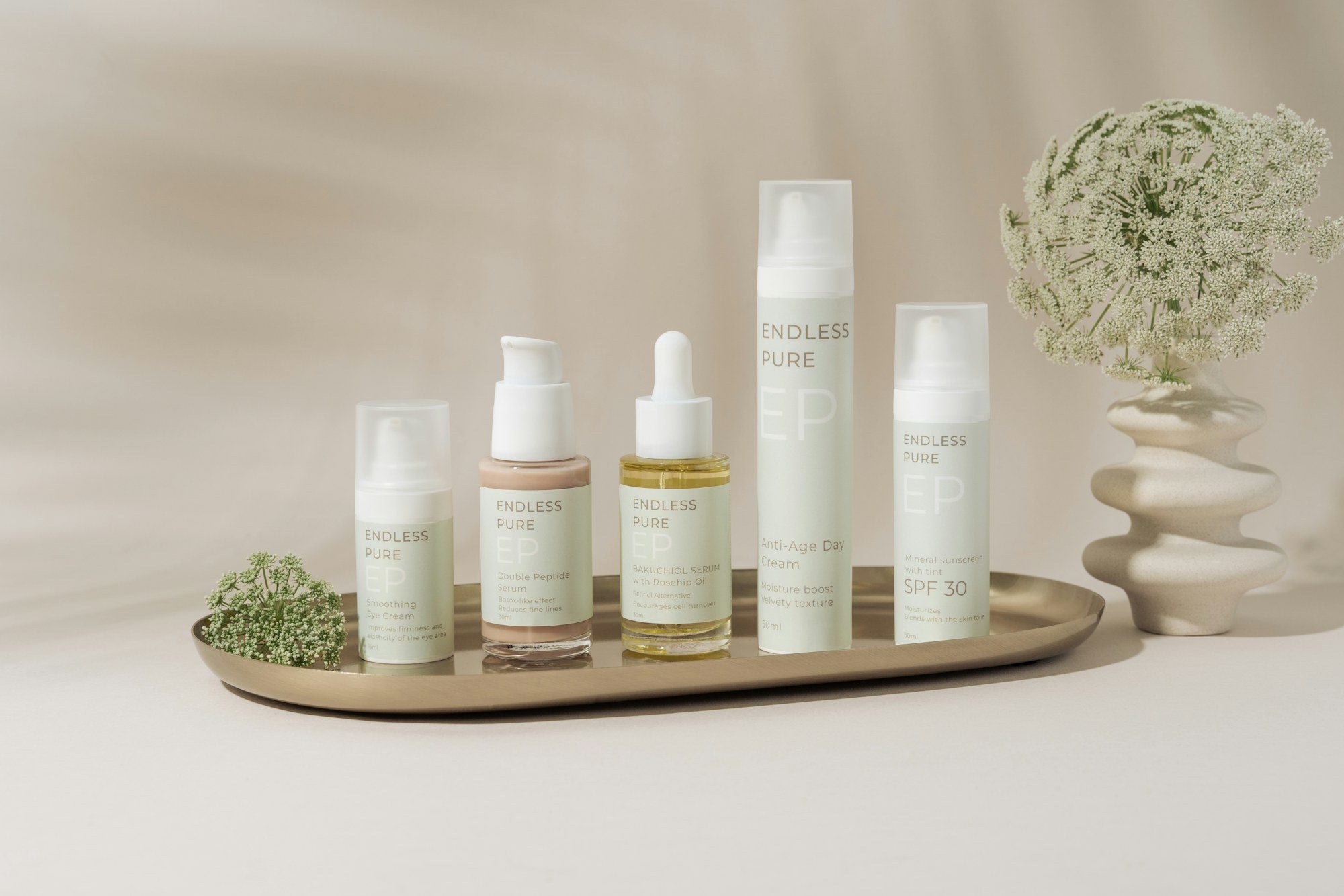 Hochwertige, natürliche Pflegeprodukte mit Botanicals